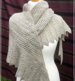 Leicester Shawl PDF Pattern