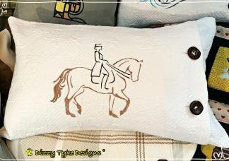 Jacquard Equestrian Cushion