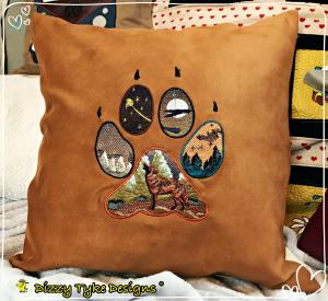 Wolf Paw Cushion