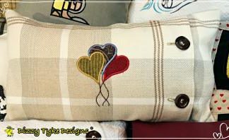 Balloon Hearts Cushion