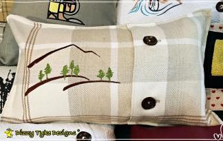 Hill Scene Cushion