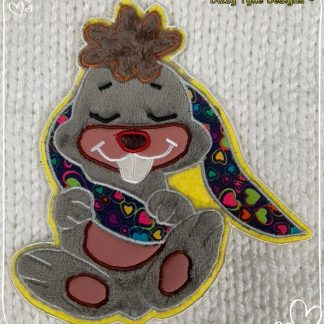 Sleeping Rabbit Applique