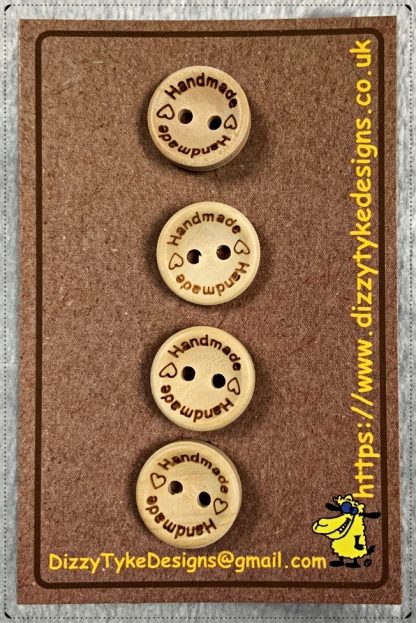 Buttons - "Handmade"