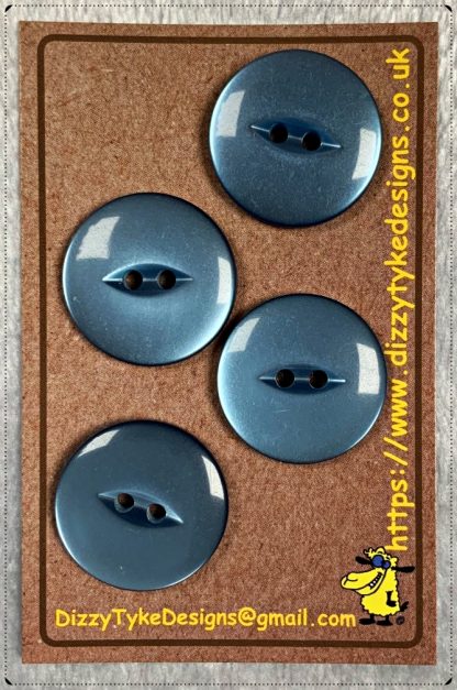 Buttons - Blue Fish Eye