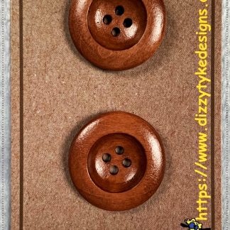Buttons - Large Wood