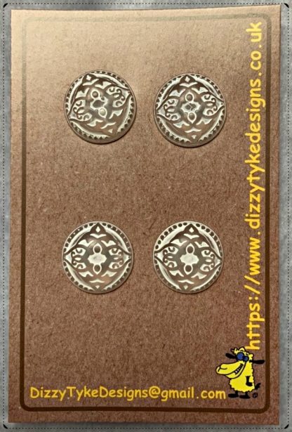 Buttons - Distressed White