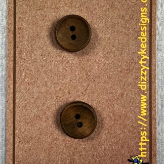 Buttons - Dark Brown