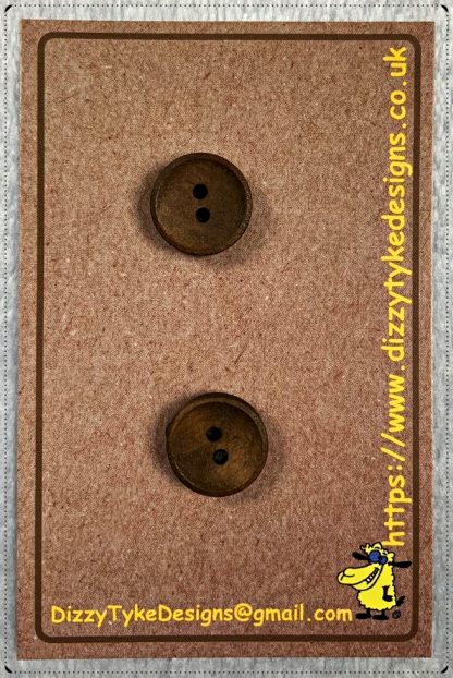 Buttons - Dark Brown