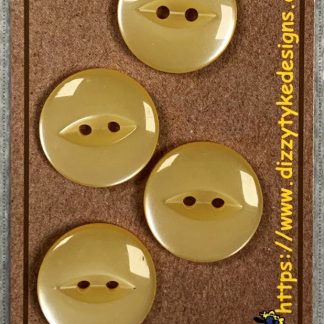 Buttons - Yellow Fish Eye