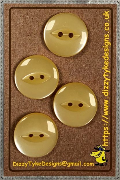 Buttons - Yellow Fish Eye