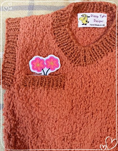 Applique Flower Pocket Topper - Image 2