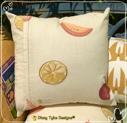 Mediterranean Fruit Cushion - Image 3