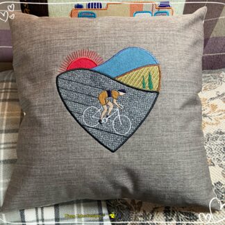 Love Cycling Cushion