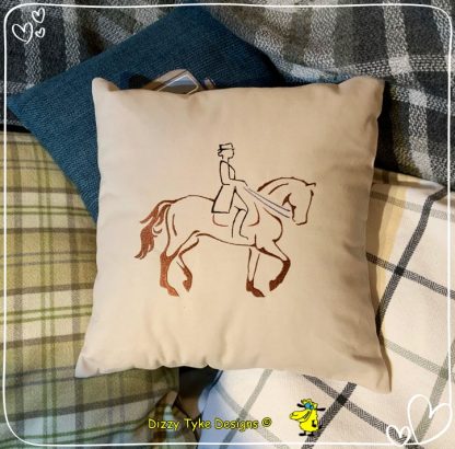 Equestrian Dressage Themed Cushion
