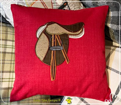 Riding Saddle Themed Cushion