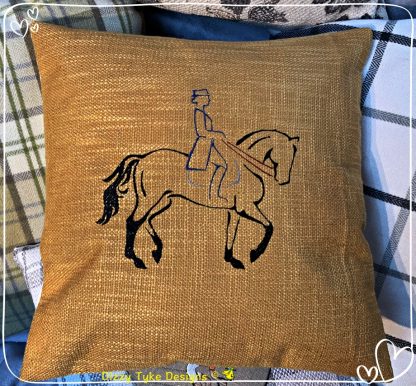 Equestrian Dressage Themed Cushion
