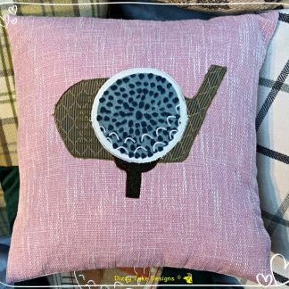 Stylised Golf Theme Cushion