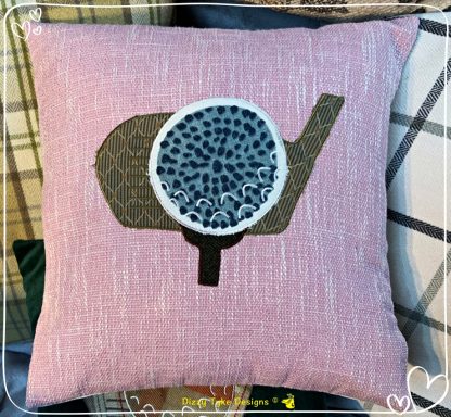 Stylised Golf Theme Cushion