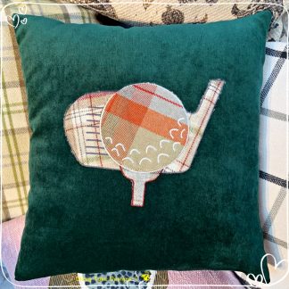 Stylised Golf Theme Cushion