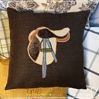 Riding Saddle Themed Cushion