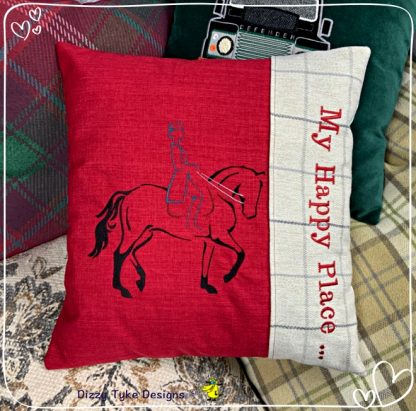 Equestrian Dressage Themed Cushion