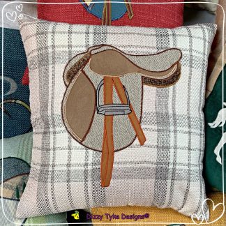 Riding Saddle Themed Cushion