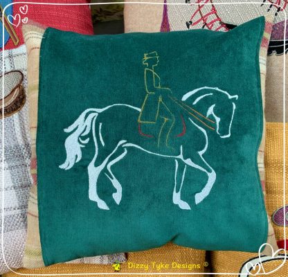 Equestrian Dressage Themed Cushion