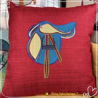 Riding Saddle Themed Cushion