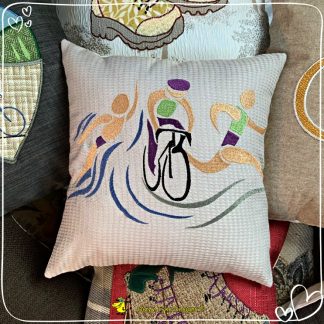 Male Triathlete Cushion