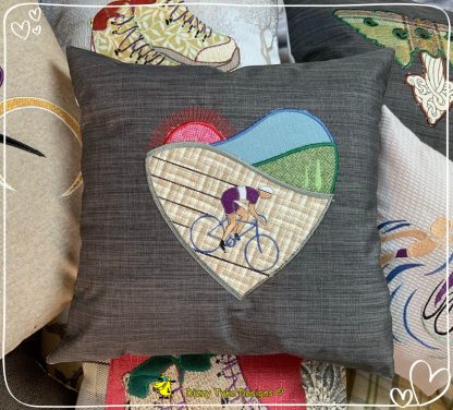 Love Cycling Cushion