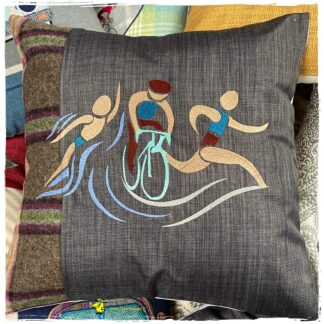 Male Triathlete Cushion