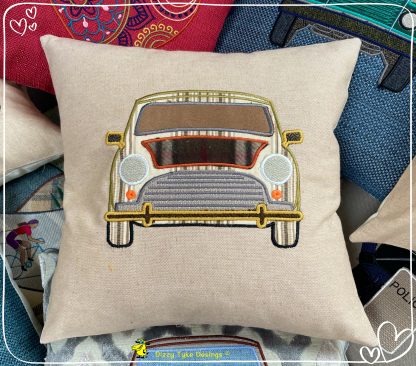 Stylised Classic Car Cushion