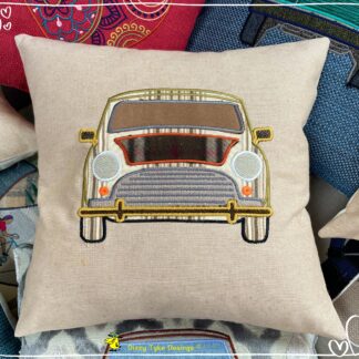 Stylised Classic Car Cushion