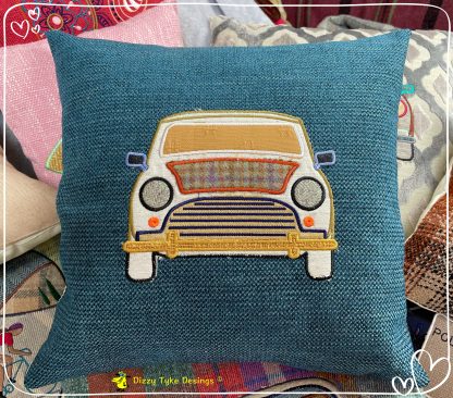 Stylised Classic Car Cushion