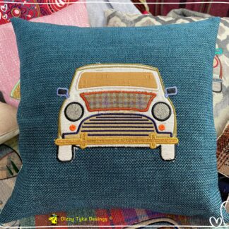 Stylised Classic Car Cushion