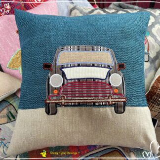 Stylised Classic Car Cushion