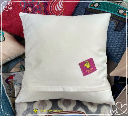 Stylised Classic Car Cushion - Image 3