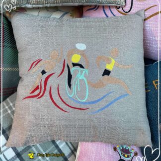Male Triathlete Cushion