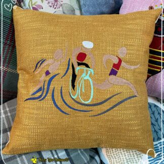 Male Triathlete Cushion