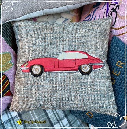 Classic Sports Car Cushion
