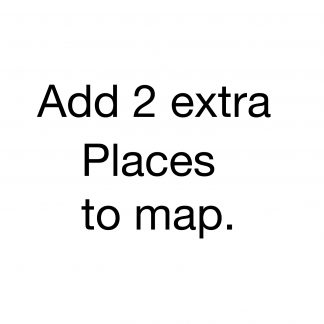 Adventure Memory Cushion 2 Extra Place Names