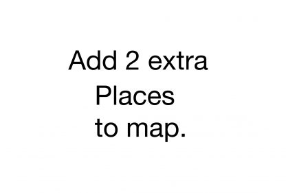 Adventure Memory Cushion 2 Extra Place Names