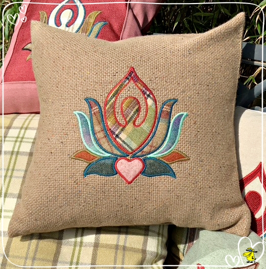 Yoga themed scatter cushions.