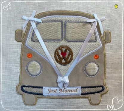 Wedding Camper Van Cushion - Image 5
