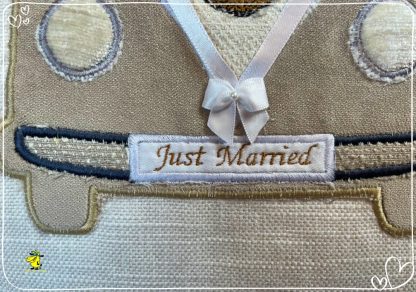 Wedding Camper Van Cushion - Image 3